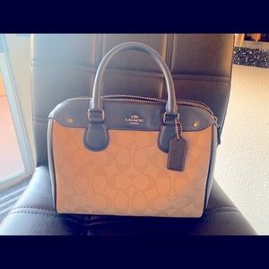 Coach blue handbag